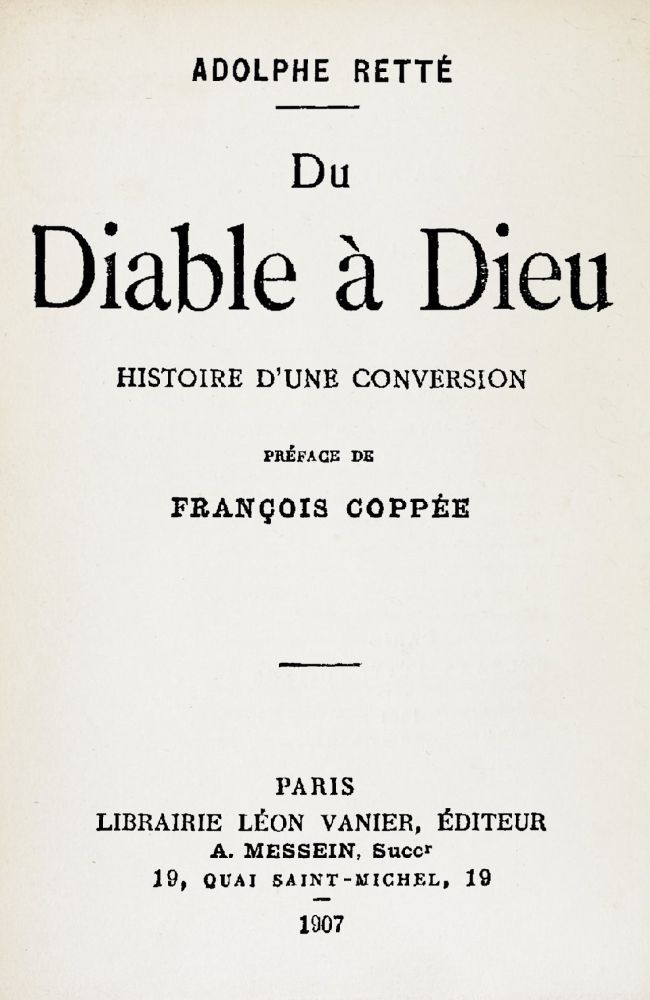 Du Diable à Dieu