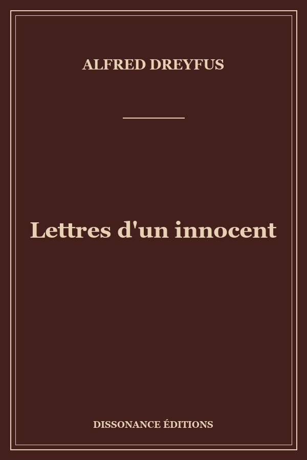 Lettres d'un innocent
