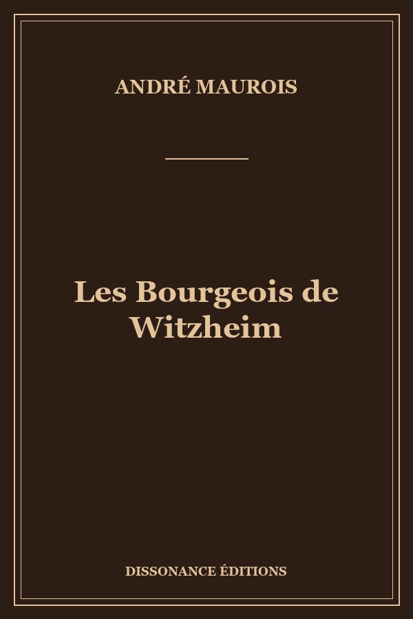 Les Bourgeois de Witzheim
