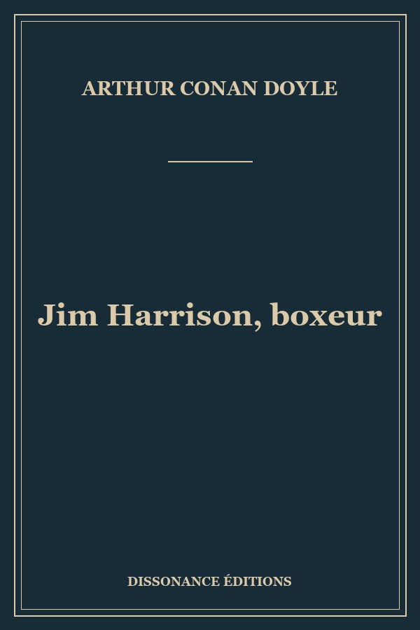 Jim Harrison, boxeur