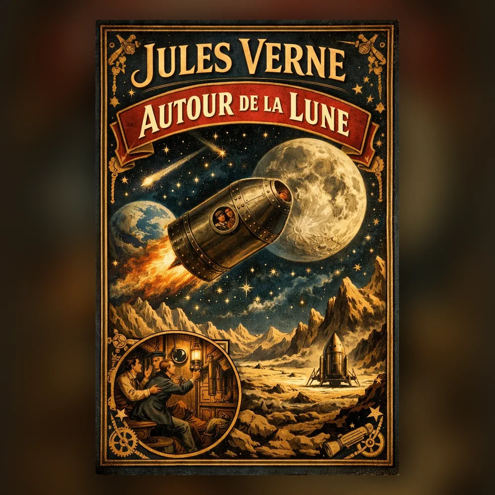 Livre audio Autour de la Lune — Jules Verne