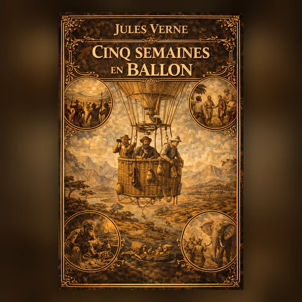 Livre audio Cinq Semaines en ballon — Jules Verne
