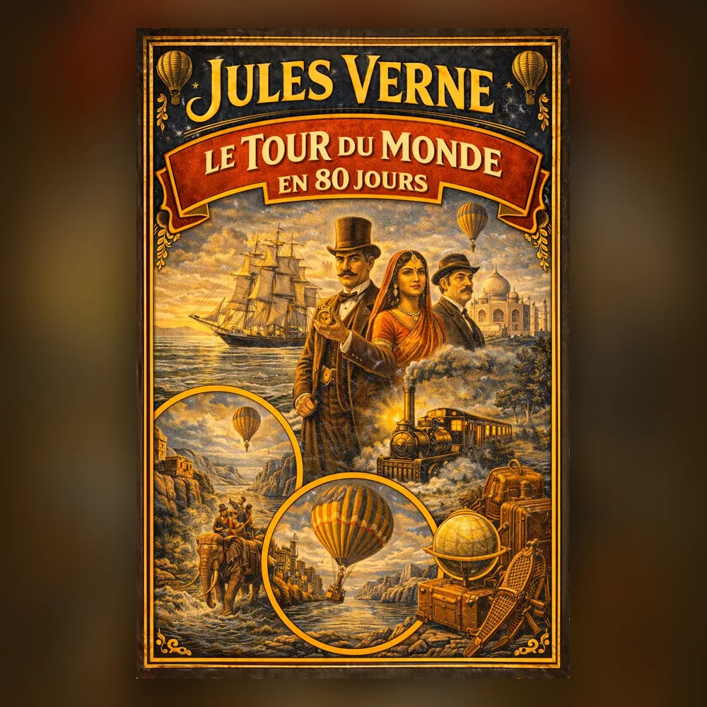 Livre audio Le Tour du monde en 80 jours — Jules Verne