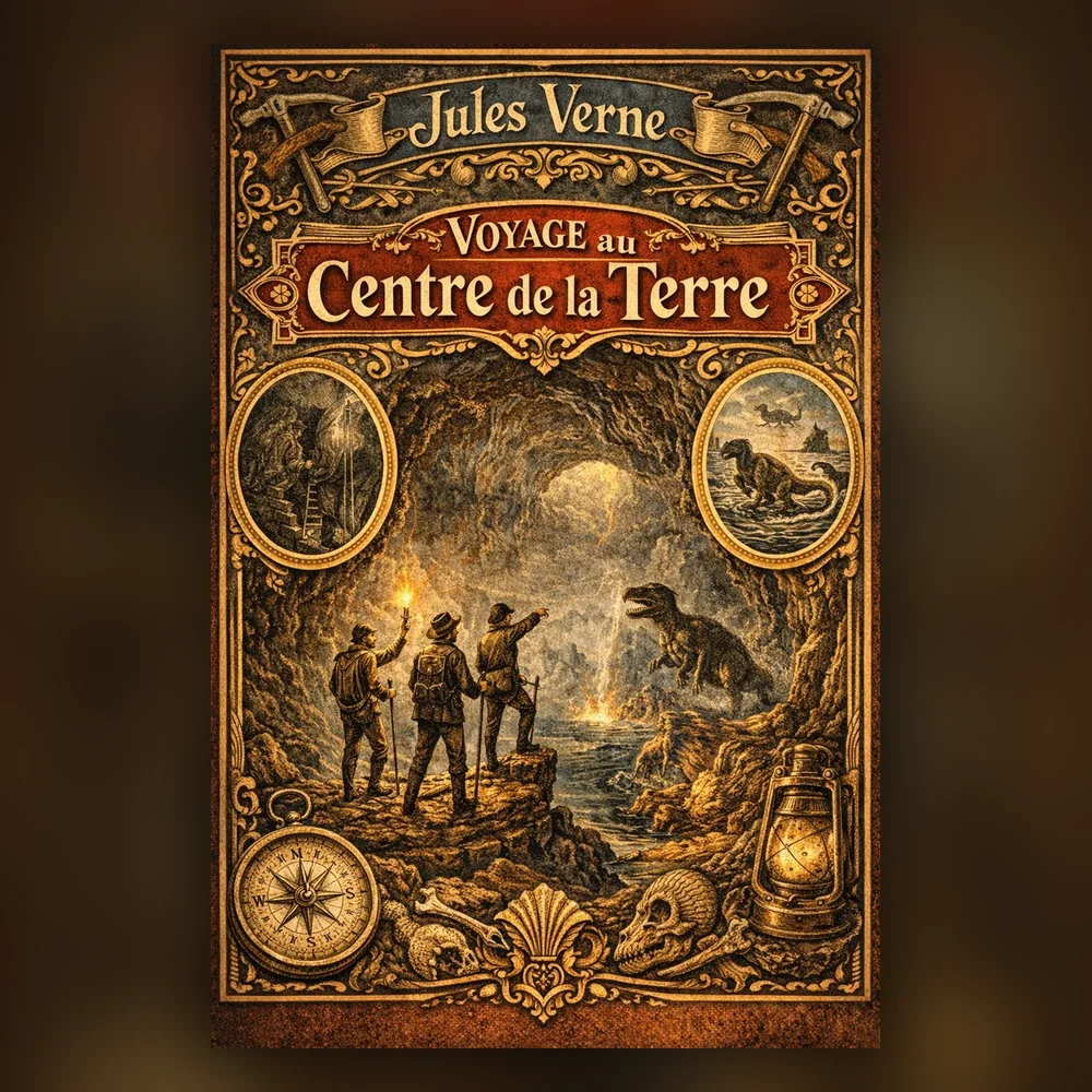 Livre audio Voyage au centre de la Terre — Jules Verne