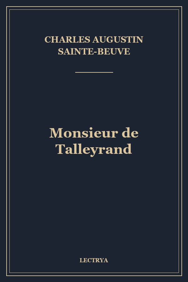 Monsieur de Talleyrand