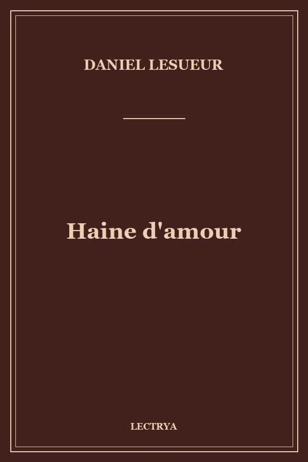 Haine d'amour