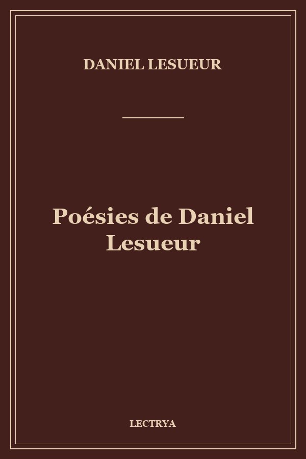 Poésies de Daniel Lesueur
