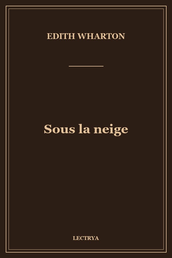Sous la neige