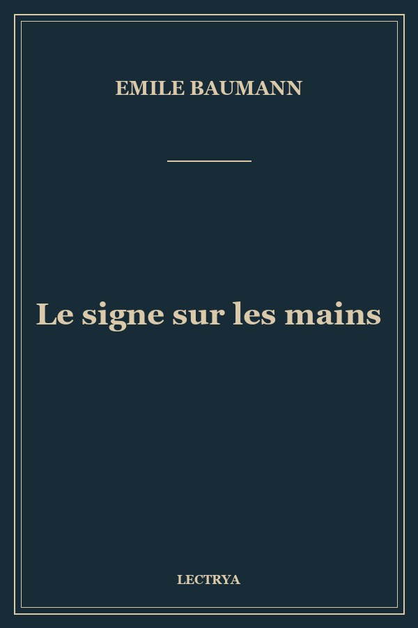 Le signe sur les mains