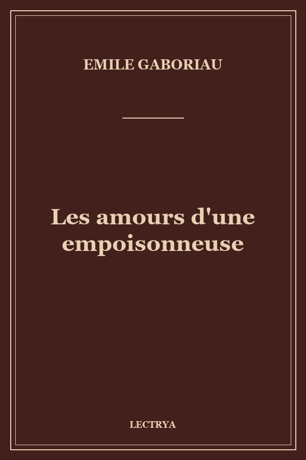 Les amours d'une empoisonneuse