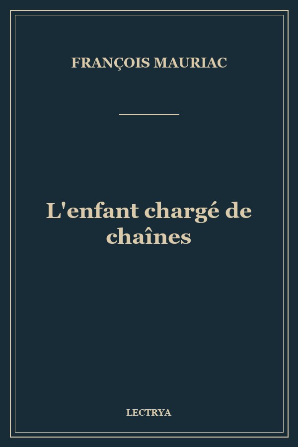L'enfant chargé de chaînes