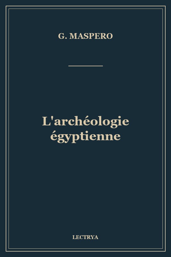 L'archéologie égyptienne