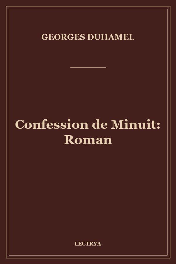 Confession de Minuit: Roman