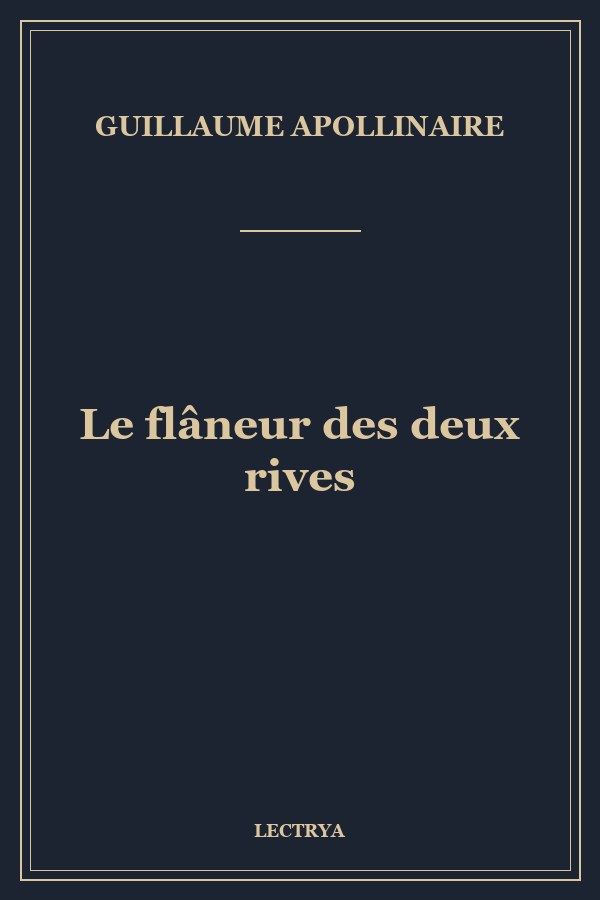 Le flâneur des deux rives