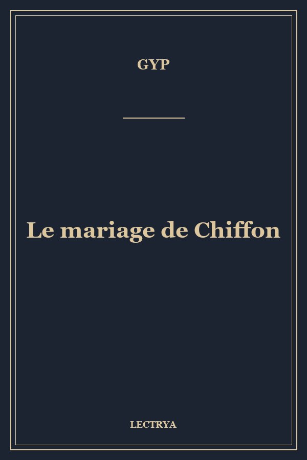 Le mariage de Chiffon