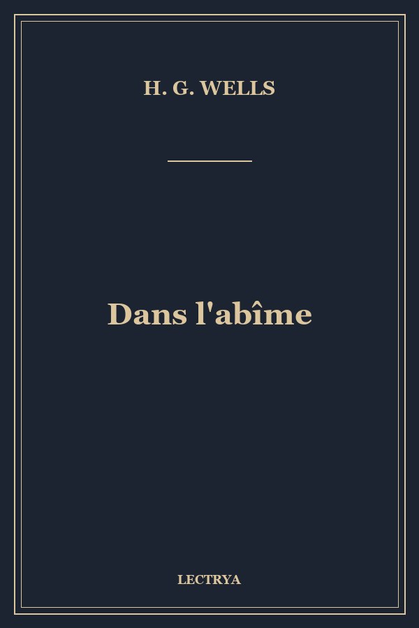 Dans l'abîme