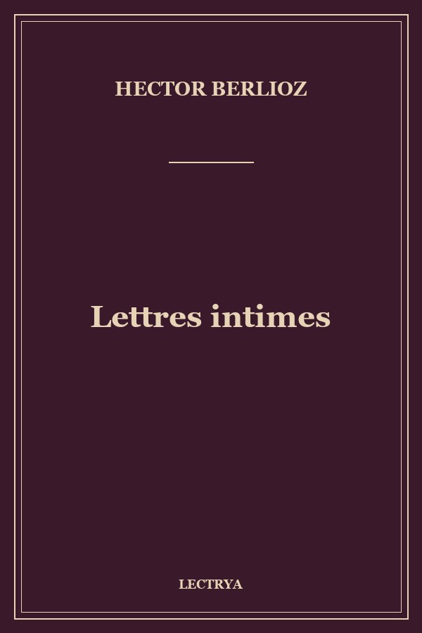 Lettres intimes