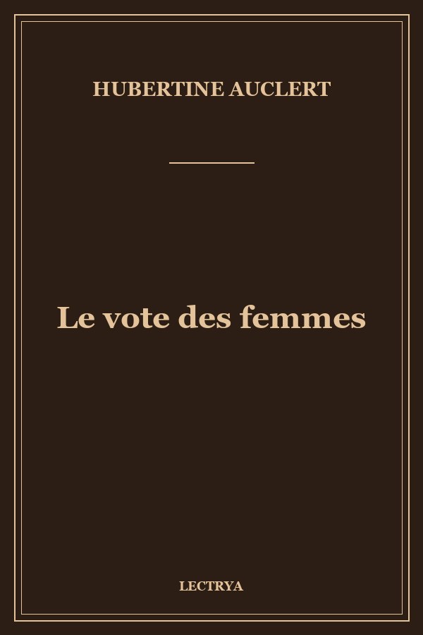 Le vote des femmes