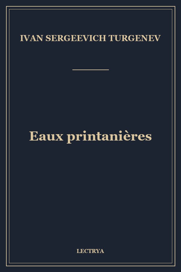 Eaux printanières
