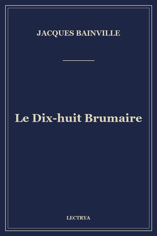 Le Dix-huit Brumaire