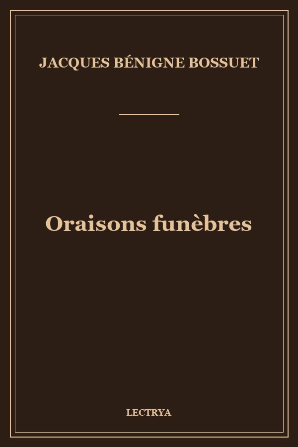 Oraisons funèbres