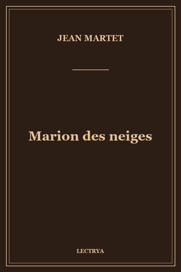 Marion des neiges