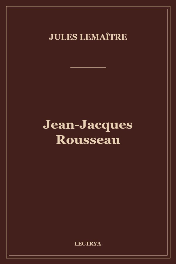 Jean-Jacques Rousseau