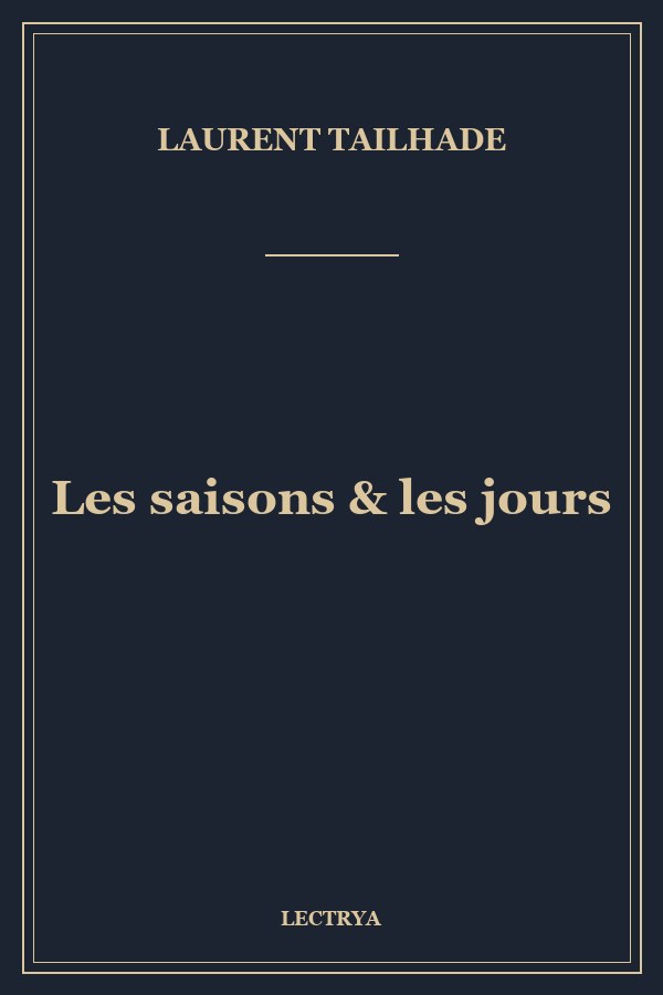 Les saisons & les jours
