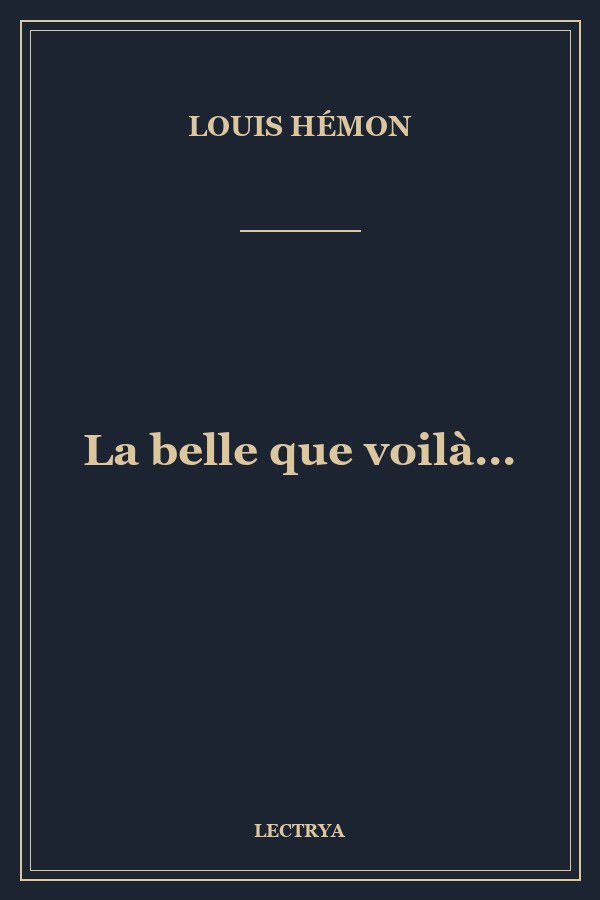 La belle que voilà...