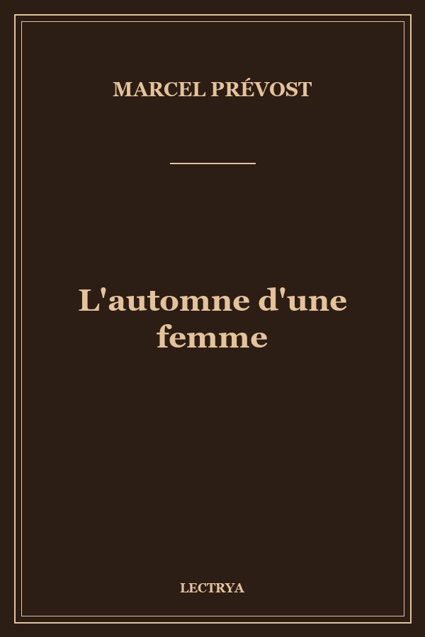 L'automne d'une femme