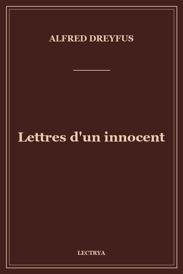 Lettres d'un innocent