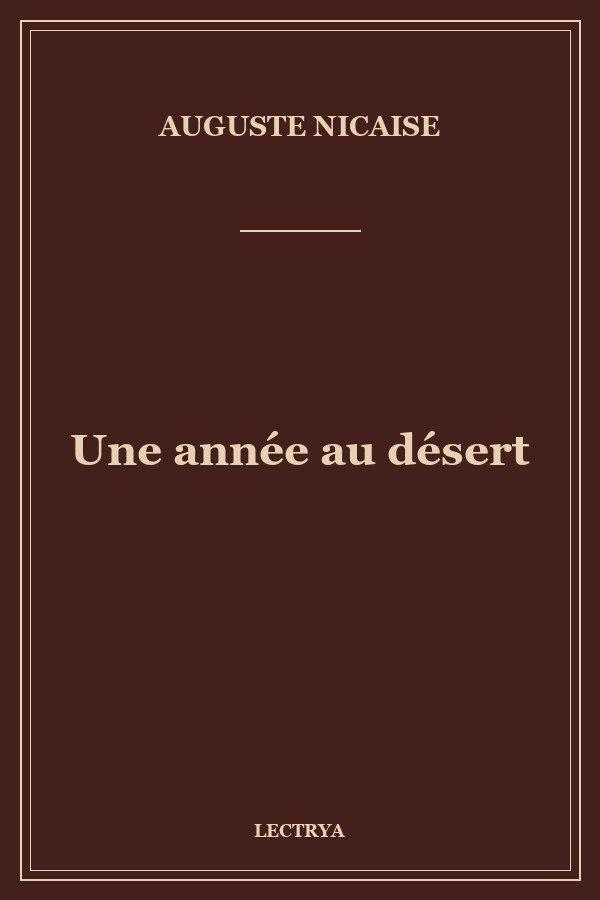 Une année au désert