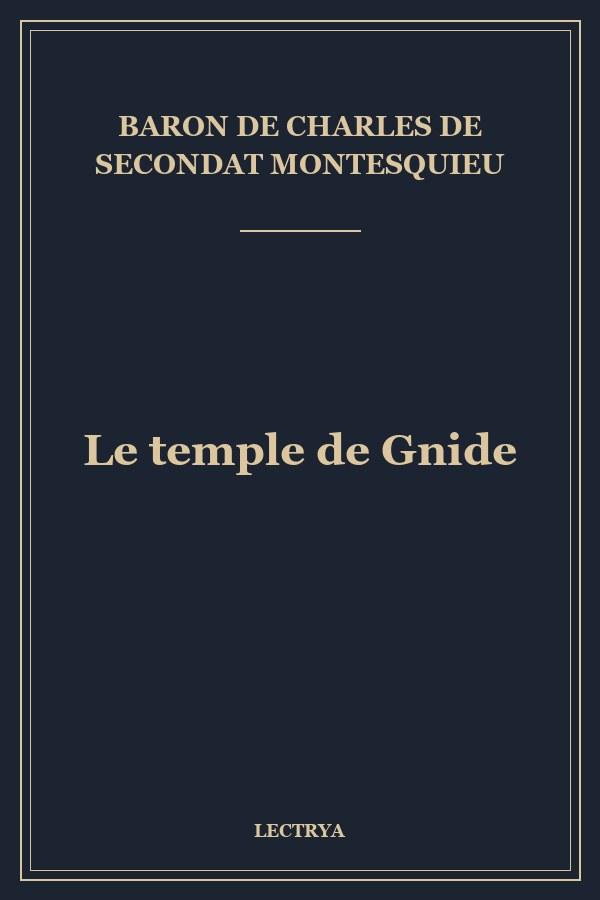 Le temple de Gnide