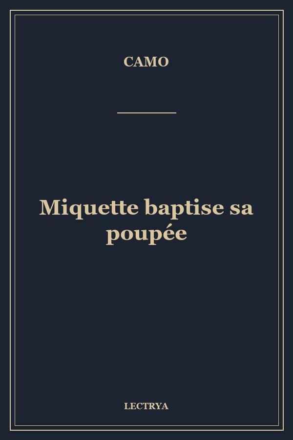 Miquette baptise sa poupée