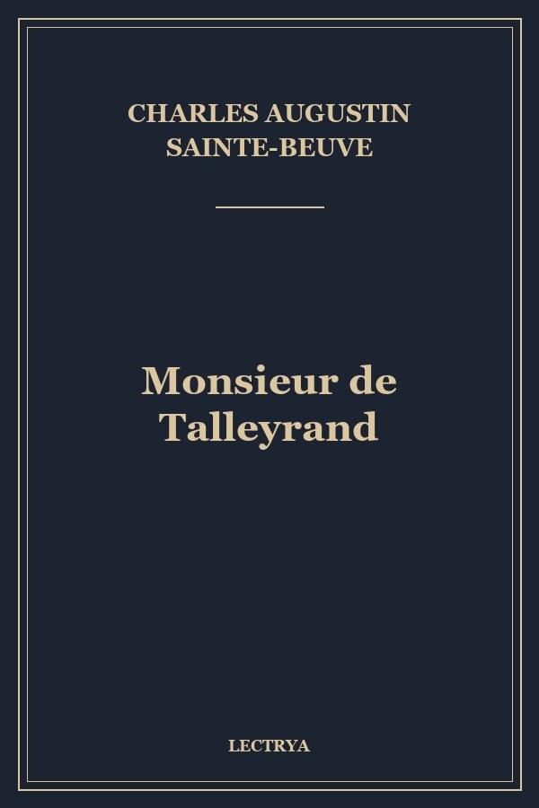 Monsieur de Talleyrand