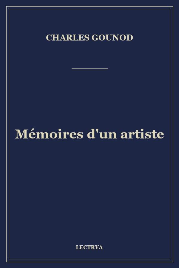 Mémoires d'un artiste