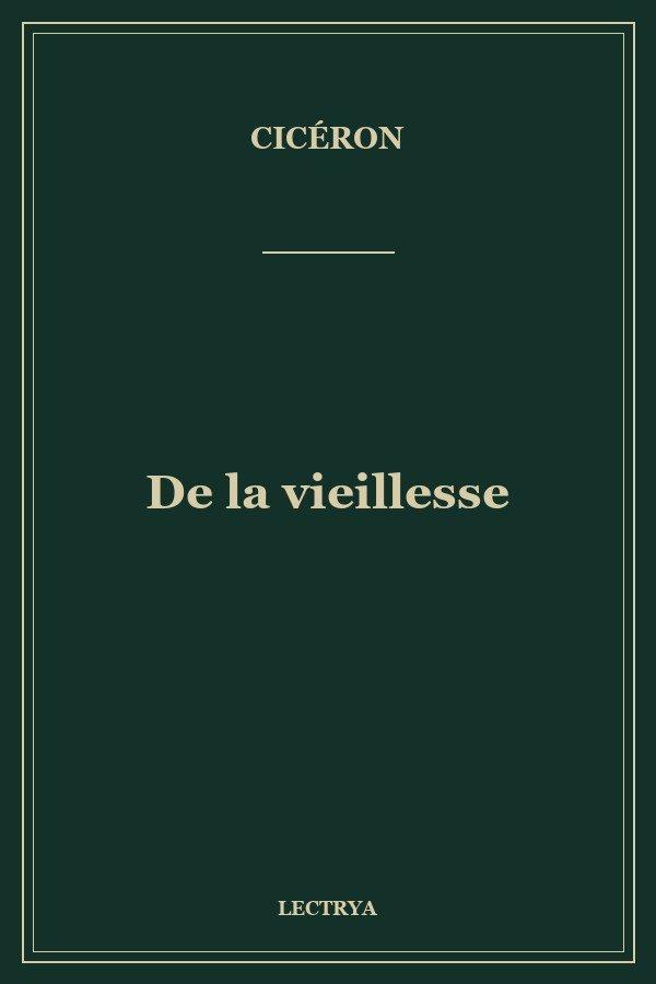 De la vieillesse