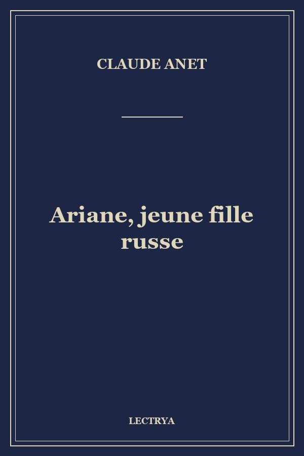 Ariane, jeune fille russe