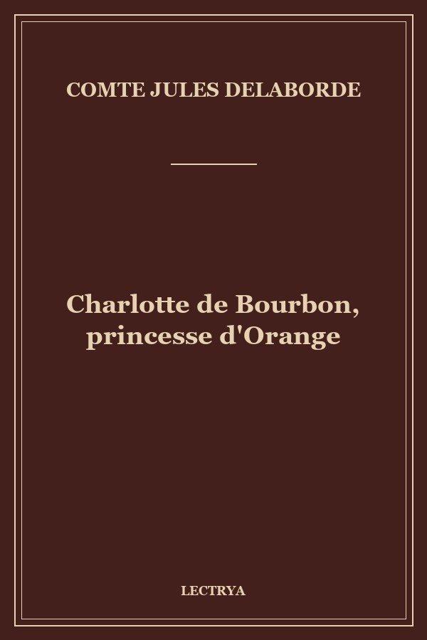 Charlotte de Bourbon, princesse d'Orange