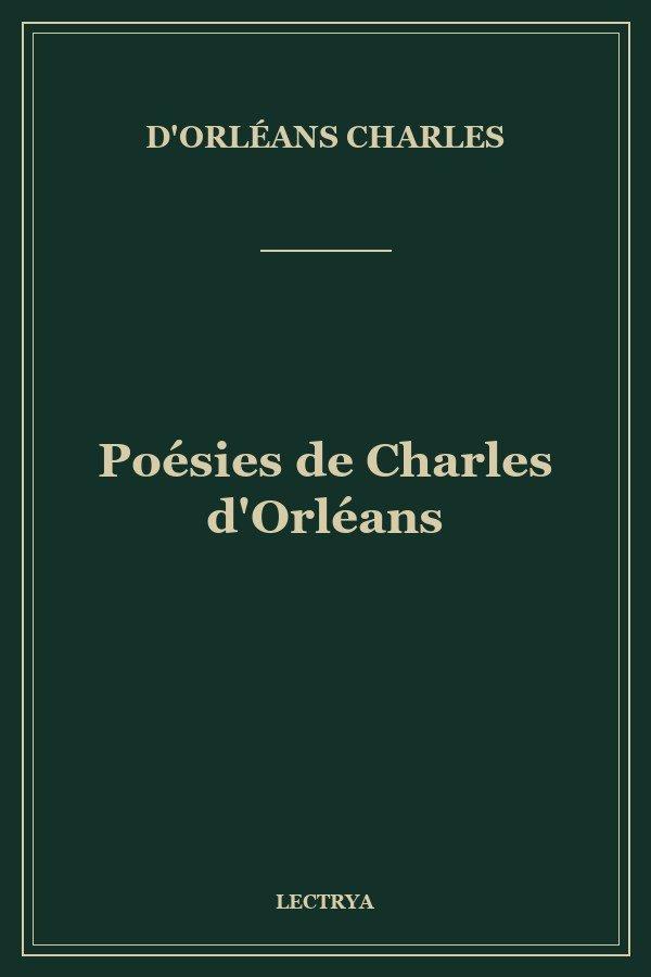 Poésies de Charles d'Orléans