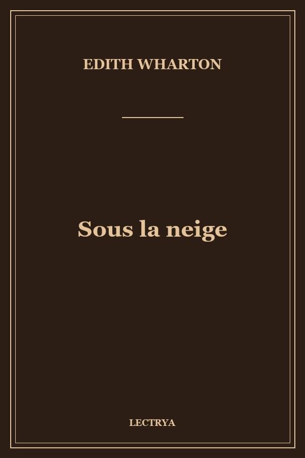 Sous la neige