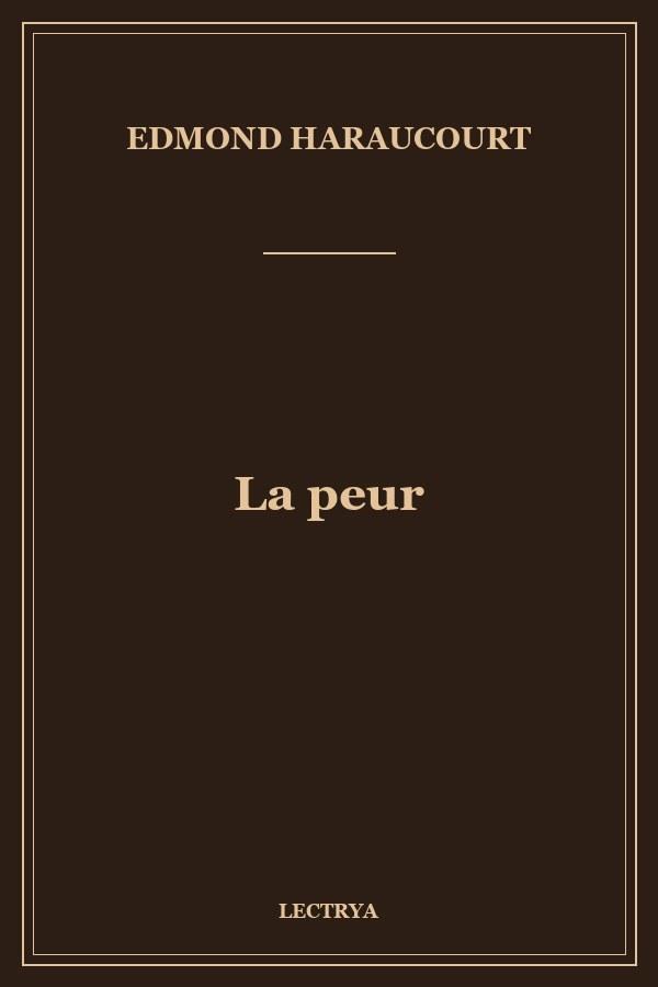 La peur