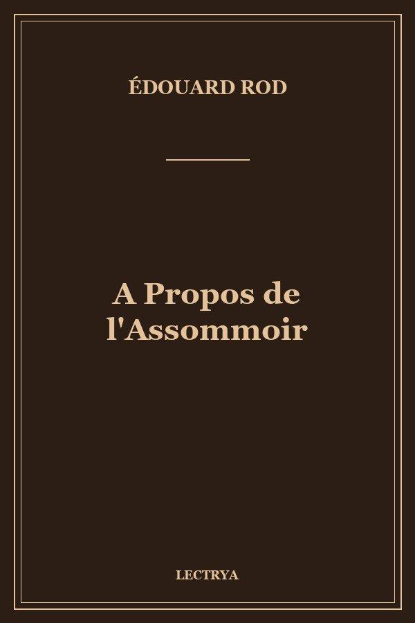 A Propos de l'Assommoir