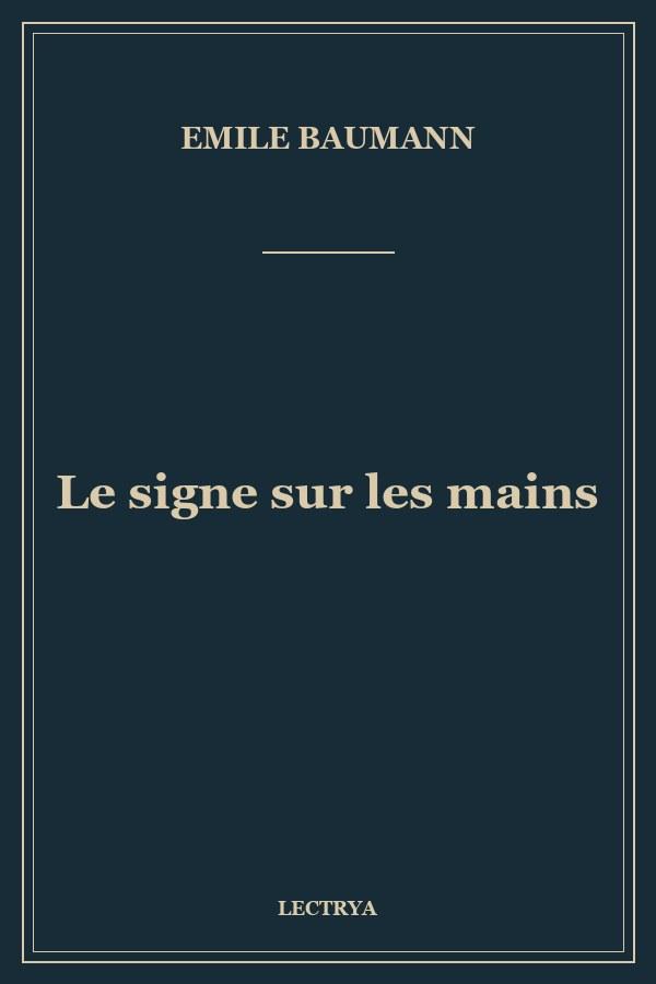 Le signe sur les mains
