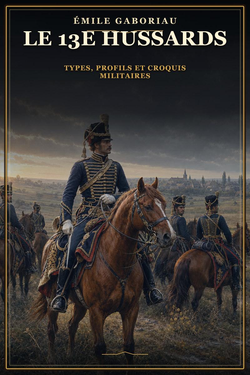 Le 13e Hussards, types, profils, esquisses et croquis militaires... á pied et á cheval