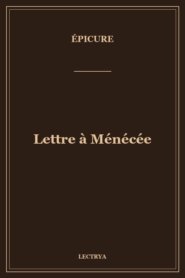 Lettre à Ménécée
