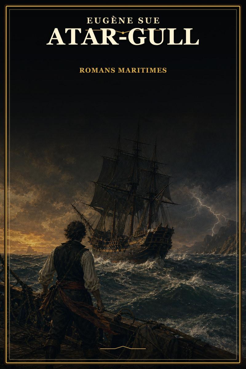Atar-Gull, Un Corsaire, Le Parisien en Mer, Voyages et Aventures sur Mer de Narcisse Gelin. / romans maritimes.