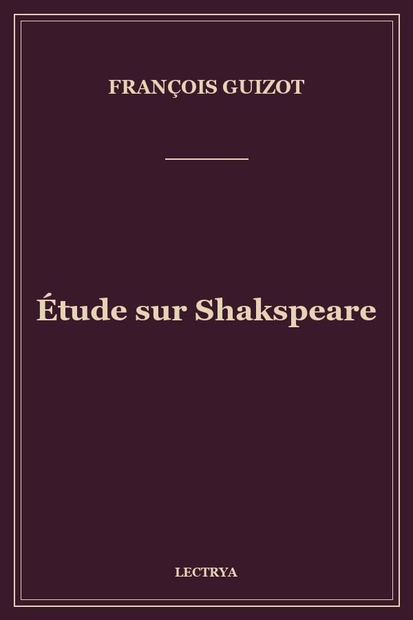 Étude sur Shakspeare