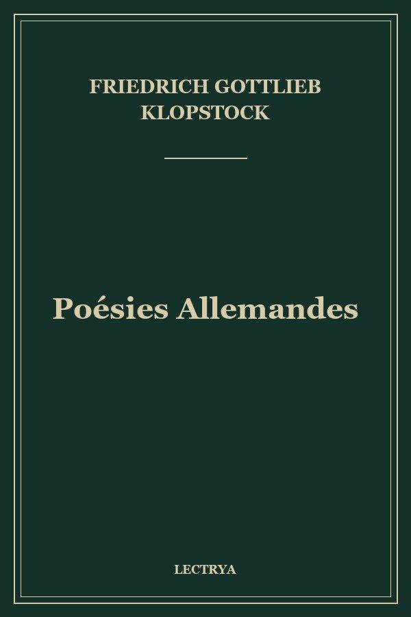 Poésies Allemandes