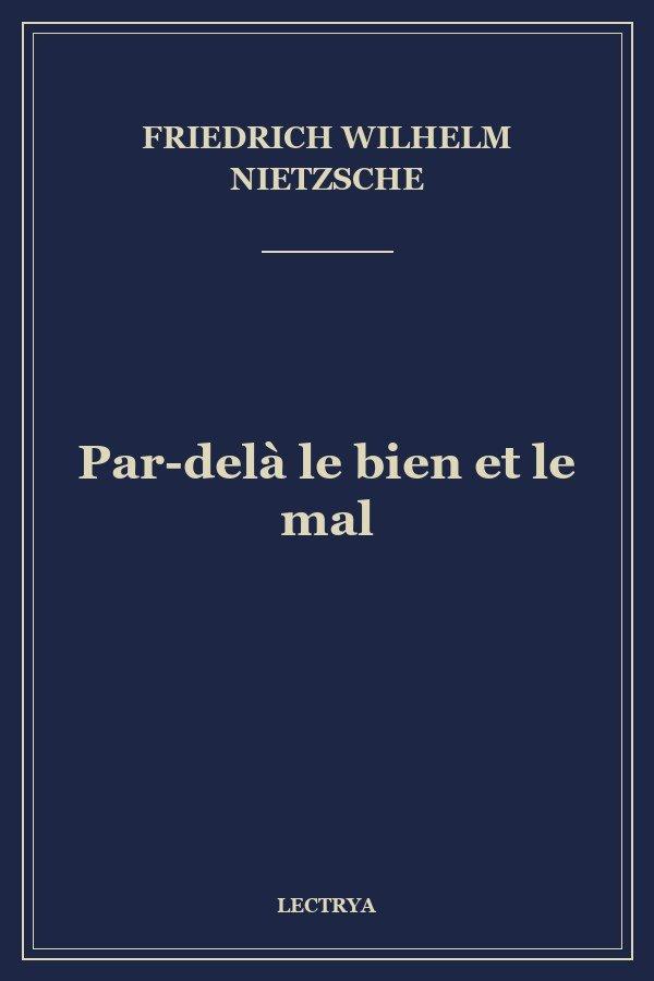 Par-delà le bien et le mal